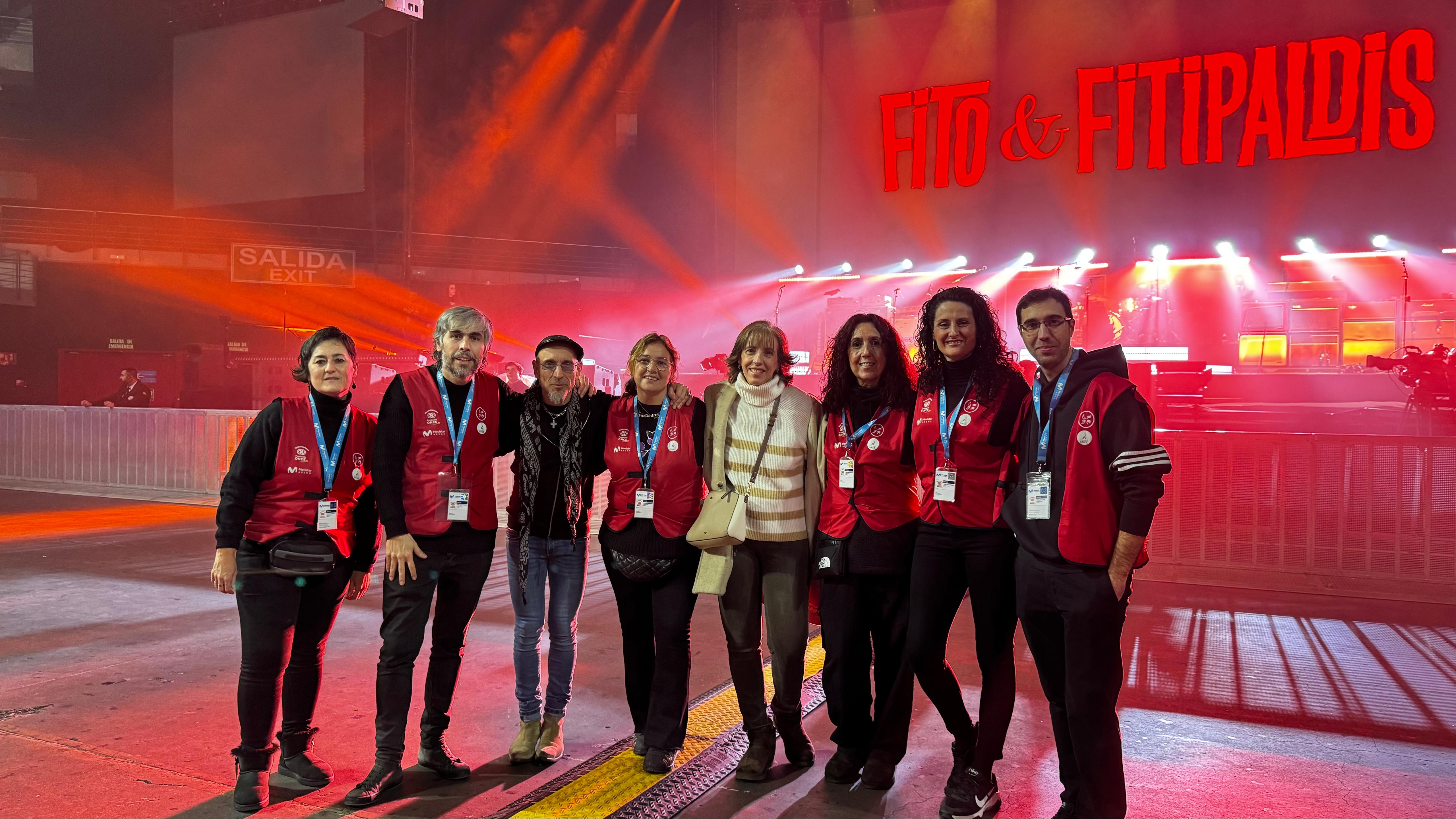 Grupo de voluntarios en la prueba piloto de Fito