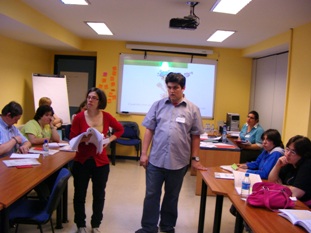 Foto de Esther y Antonio, formadores en derechos