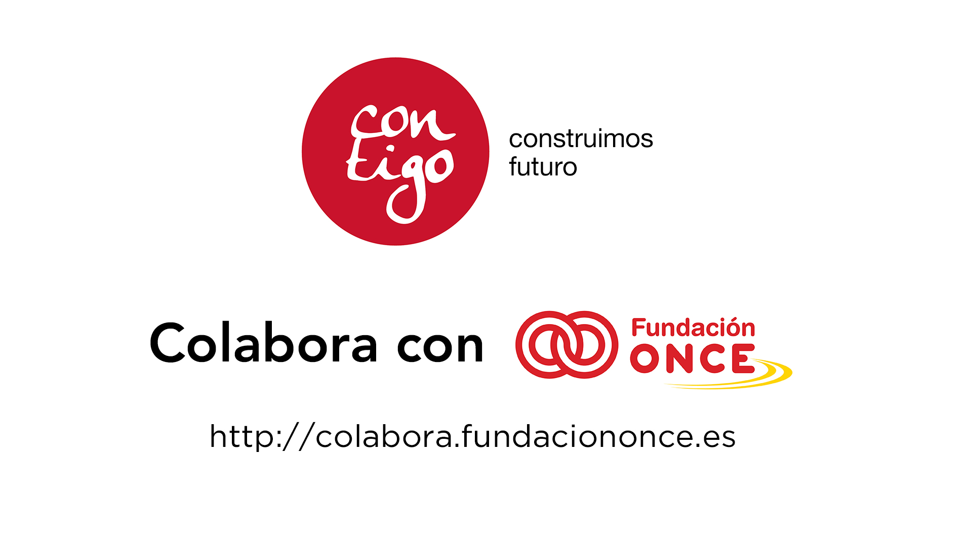 Carátula de la Campaña Colabora de Fundación ONCE