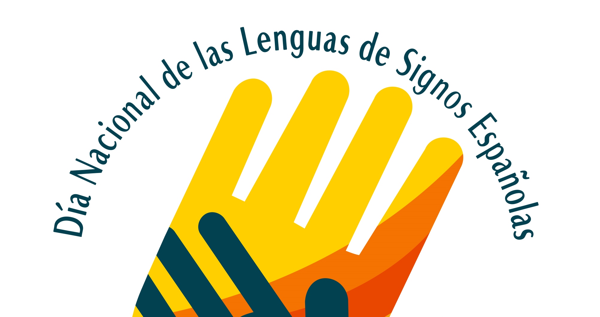 Imagen del Día Nacional de las Lenguas de Signos Españolas con dos manos superpuestas