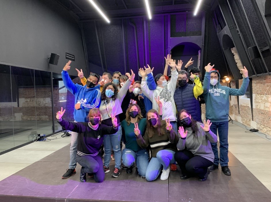 Foto de grupo de los estudiantes