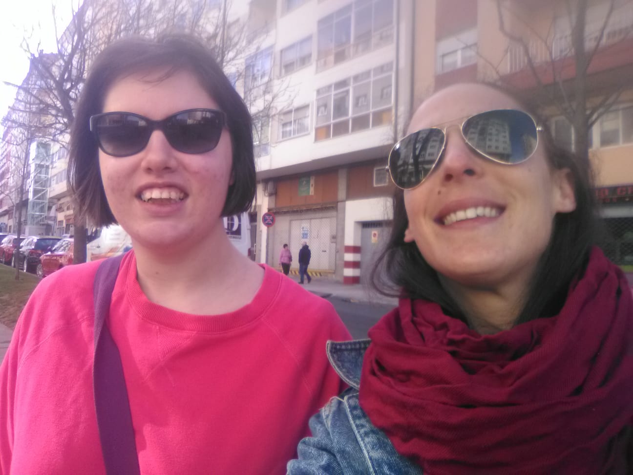 Imagen de Mariña y Laura, su preparadora laboral y amiga