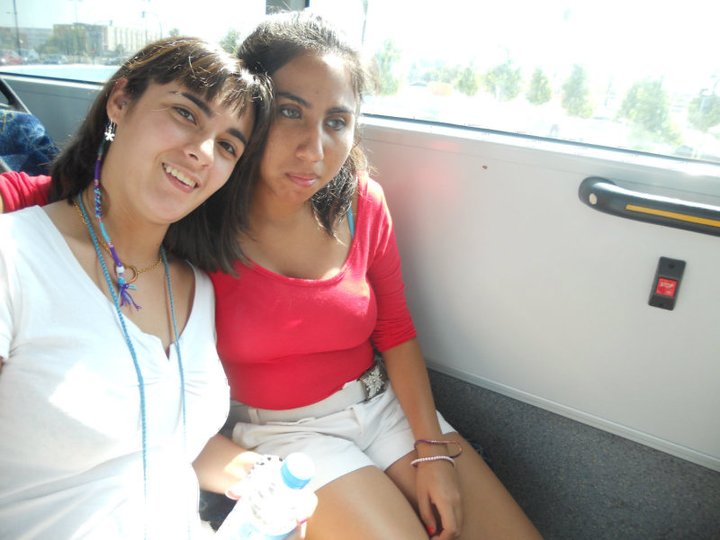 Foto de Marina durante el Campus Inclusivo de Fundación ONCE en 2014