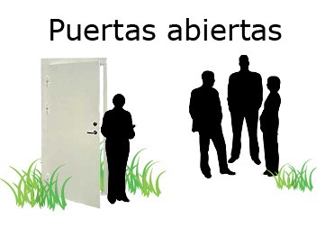 Cartel del curso Puertas abiertas