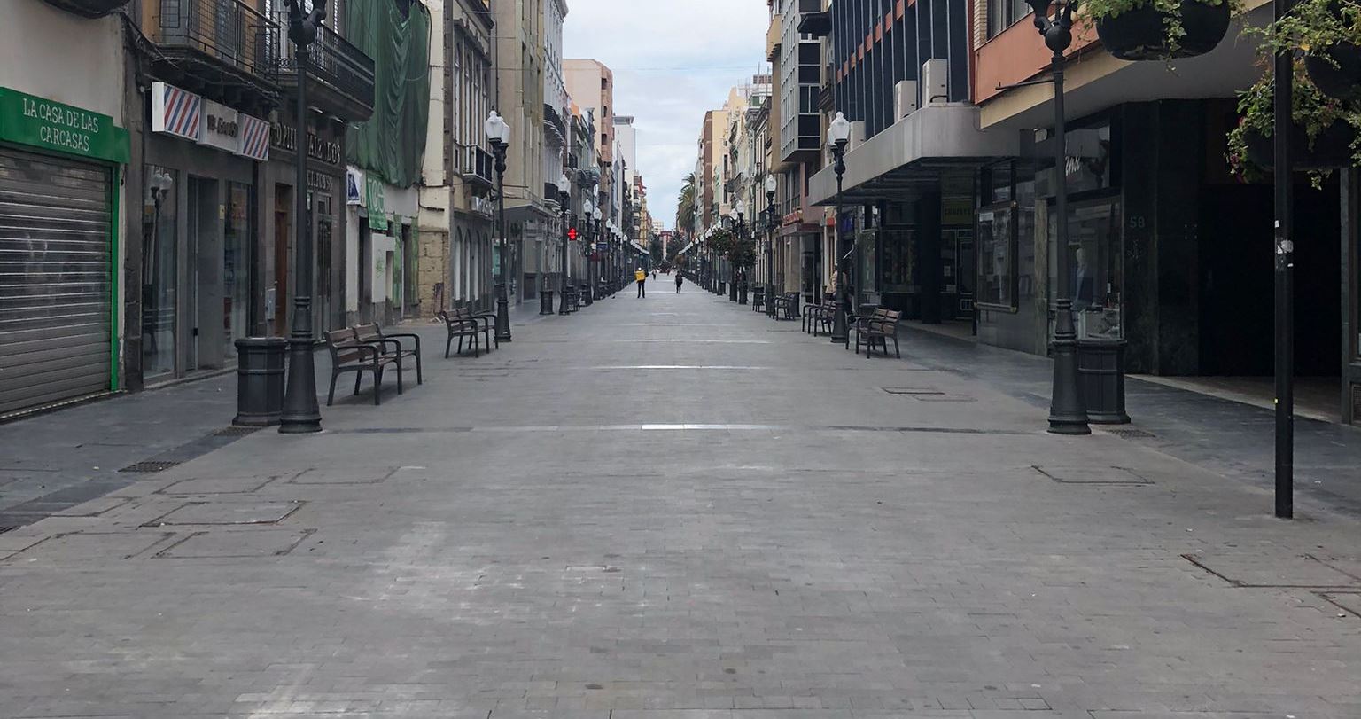 Imagen de una calle vacía 