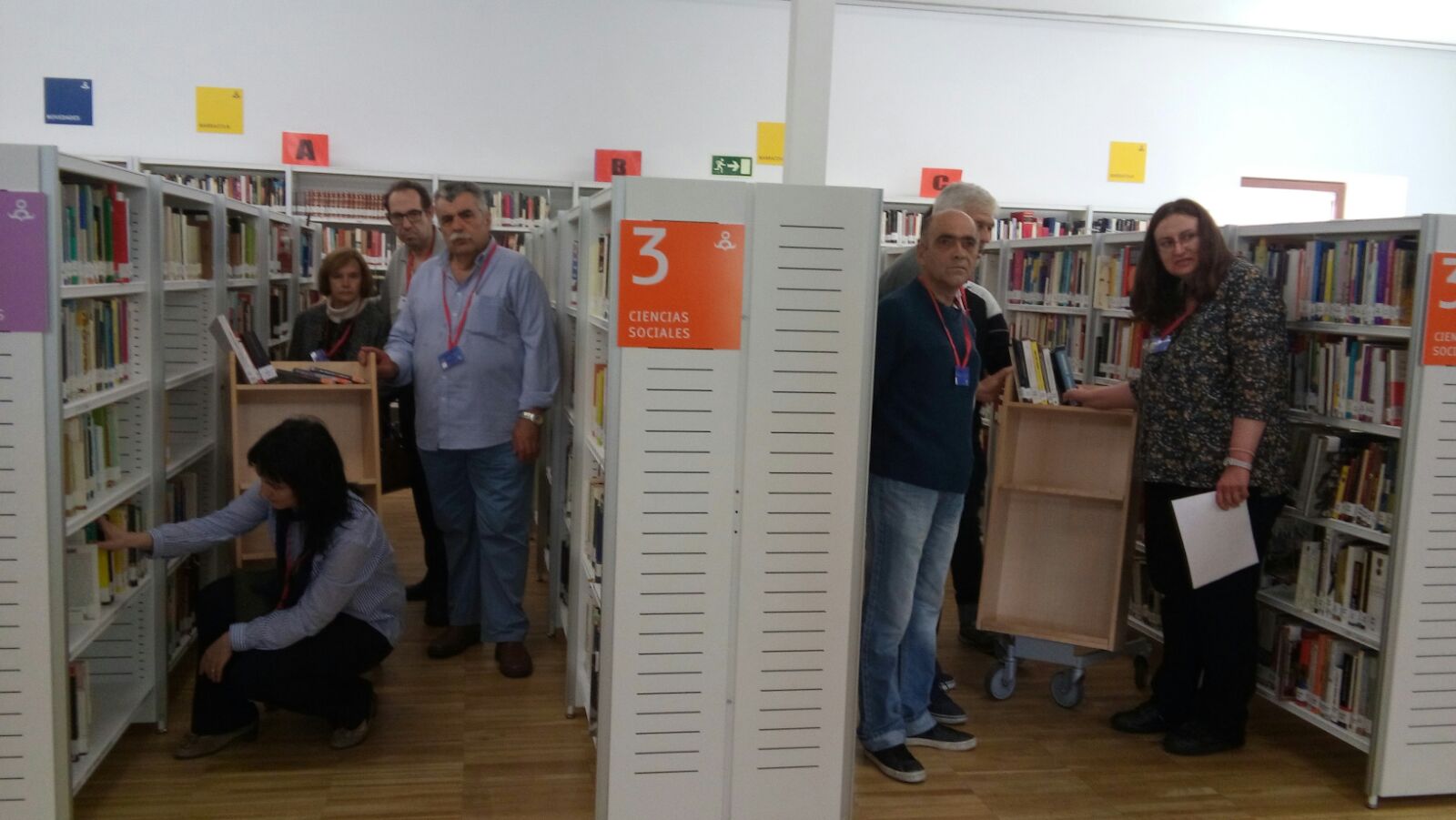 Imágenes de un taller de la Biblioteca Conde Duque 