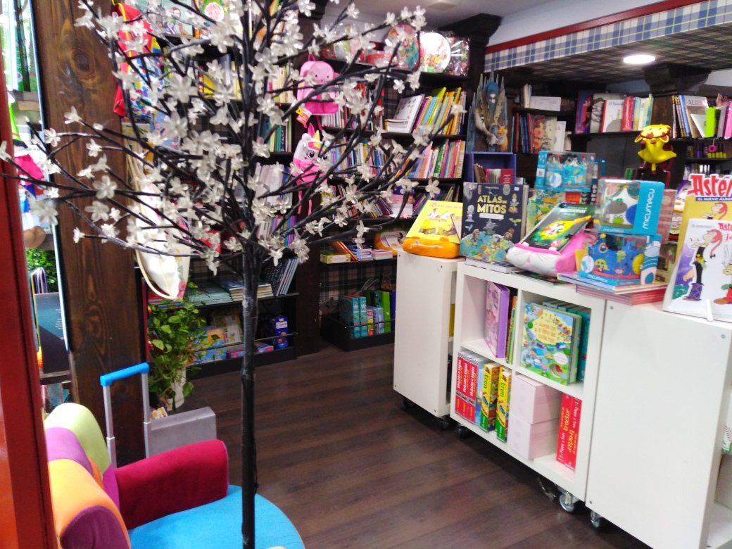 Imagen del interior de la librería Musarañas, en Salamanca