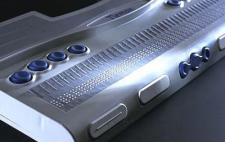 Foto de una linea braille