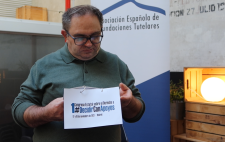 Imagen de Santi durante una presentación