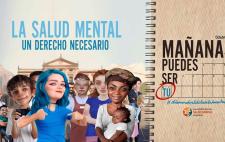 creatividad en la que pone el claim 'la salud mental un derecho necesario'