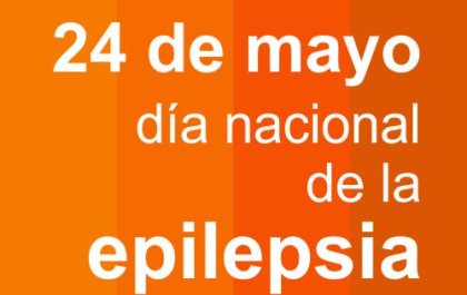 Imagen en la que se lee: "24 de mayo día nacional de la epilepsia"