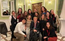 Foto de grupo de los jóvenes líderes