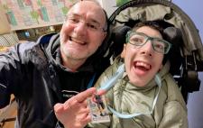 Jorge y Diego, sonrientes