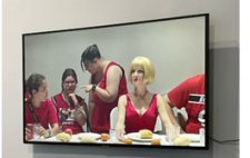 Performance ‘La última cena’ fruto del taller con Verónica Ruth Frías