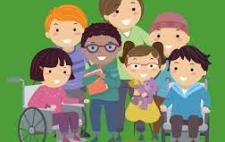 Creatividad formada por niños y niñas con distintas discapacidades