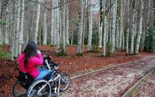 María José en el Parque Nacional de Ordesa y Monteperdido (Huesca).