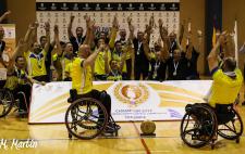 Foto del CD ILUNION tras ganar la Final Four de la Champions Cub en Tenerife 