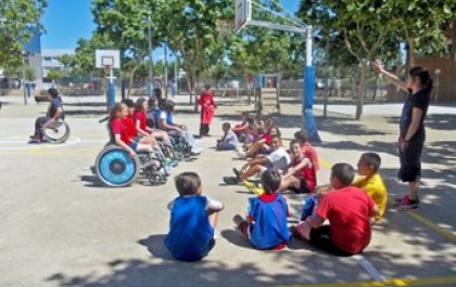 Fotos de alumnos con discapacidad