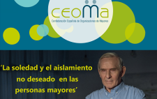 Imagen de Juan Manuel Martínez sobre un fondo de CEOMA con la leyenda 