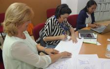 Foto de una de las sesiones de trabajo