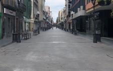 Imagen de una calle vacía 