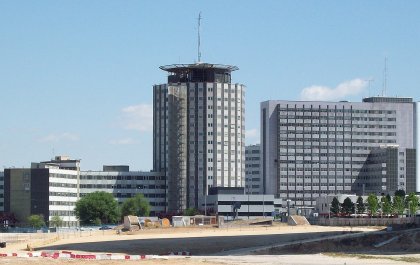 Imagen de la fachada del Hospital Universitario La Paz