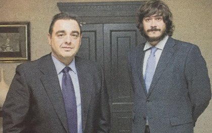 Raúl Pellicer y Francisco Santaolalla, cofundadores de Sky Trade Pharma