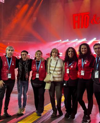 Grupo de voluntarios en la prueba piloto de Fito