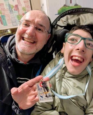 Jorge y Diego, sonrientes