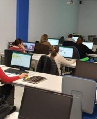 Estudiantes en una clase