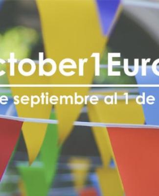 Imagen del Día Europeo de las Fundaciones en el que se lee: #October1Europe. Del 15 de septiembre al 1 de octubre