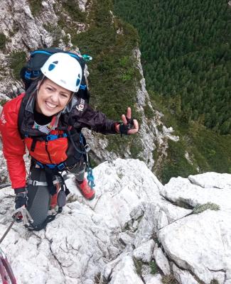 Blanca en la montaña