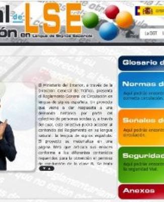 imagen del manual de conducción en lengua de signos de la DGT