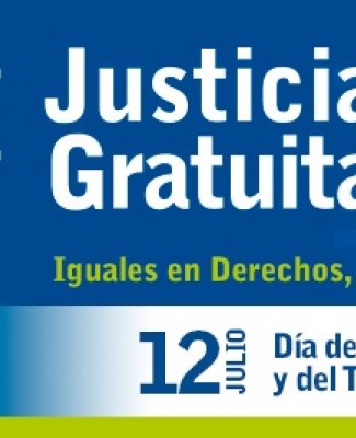 Cartel del Día de la Justicia Gratuita
