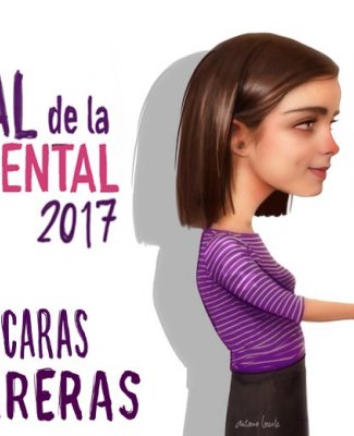Cartel del Día Mundial de la Salud Mental 2017, en el que se lee: "Trabajar sin máscaras, emplear sin barreras"