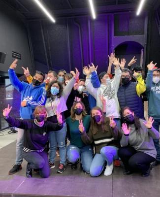 Foto de grupo de los estudiantes