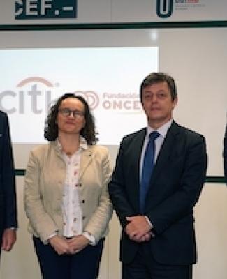 Foto de una de las acciones conjuntas de Fundación ONCE y Citi