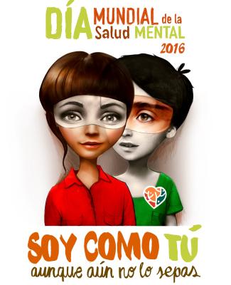 Cartel del Día Mundial de la Salud Mental 2016