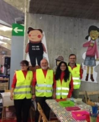 Imagen de un grupo de personas voluntarias 