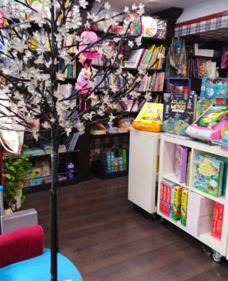 Imagen del interior de la librería Musarañas, en Salamanca